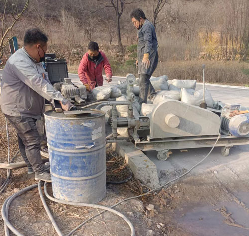 叠彩路面下沉注浆